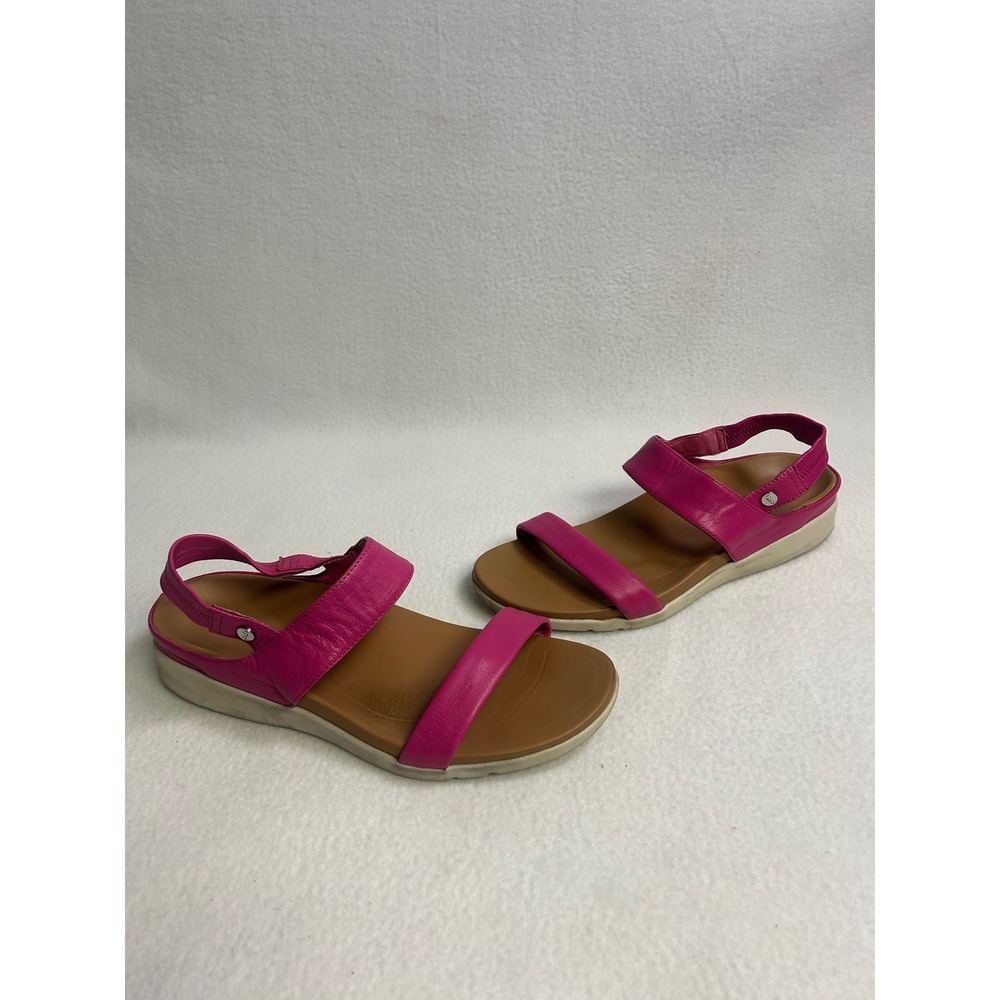 Comfort Orthotic Strive Womens 8 Pink Isla Leather Slingback Sandals Travel